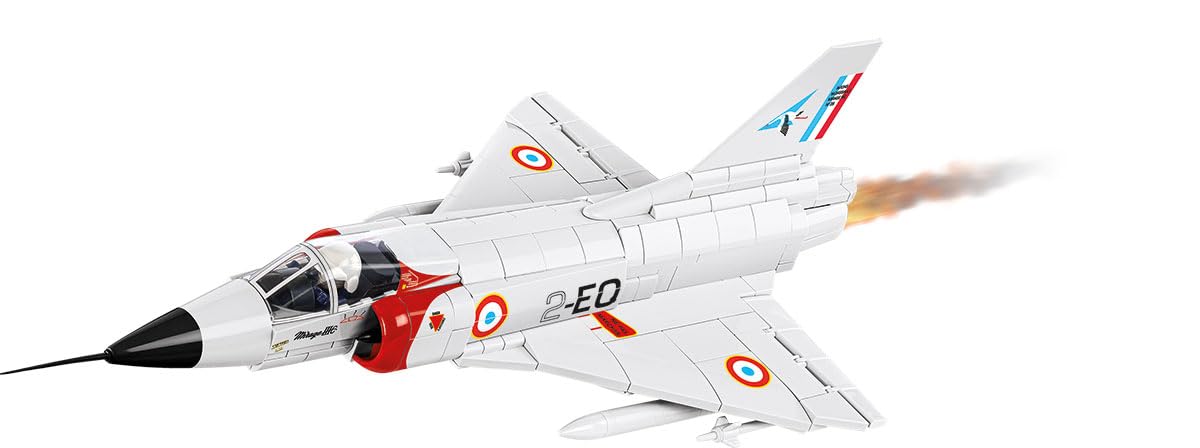 COBI-5930 Mirage IIIC French Fighter Plane Building Brick Model 375pcs