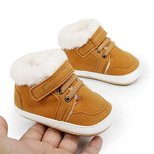 Image of HsdsBebe Baby Boys Girls Pu Leather Hard Bottom Walking Sneakers Toddler Rubber Sole First Walkers Infant Cartoon Slippers Crib Shoes