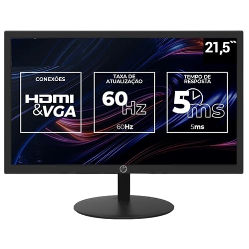 Monitor 21.5' BPC 22WR-75 - Full HD - 75Hz - 5ms - HDMI/VGA