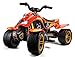 FALK - Quad à pédales Dakar Rallye - Dès 3 ans - Fabriqué en France - Roues extra larges - 606D, Orange
