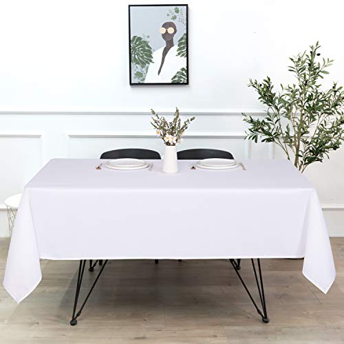 image for sancua Rectangle Tablecloth - 60 x 84 Inch - Stain and Wrinkle Resista