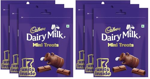 Image of Cadbury Dairy Milk Home Treats, 119 Grams (Pack Of 6)