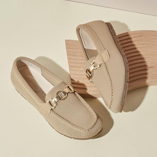 Image of Cvistpieo Loafers for Women Business Casual Shoes Comfortable & Lightweight Penny Loafers Slip On Work Flats