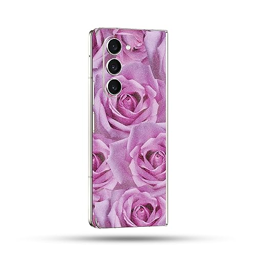 Image of MightySkins Glossy Glitter Skin Compatible with Samsung Galaxy Z Fold 5 Full Wrap - Box of Roses | Protective, Durable High-Gloss Glitter Finish | Easy to Apply & Change Styles | Made in The USA