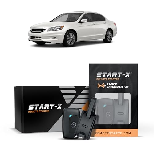 Image of Start-X Remote Starter Kit + 3000ft 2 Way Range Extender for Honda Accord (2008, 2009, 2010, 2011, 2012) Vehicles with Key Ignition