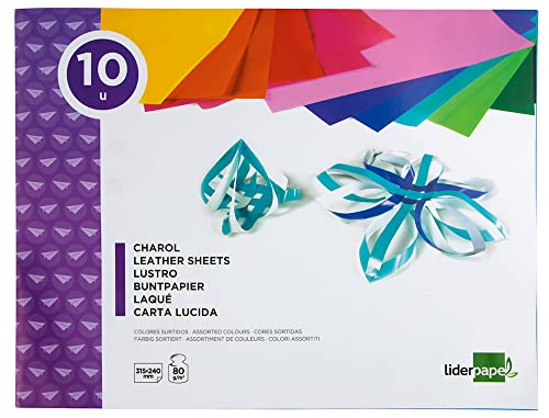 Liderpapel TM 05 00759 - Bloc trabajos manuales, colores surtidos, 1 pack de 10 unidades 🔥