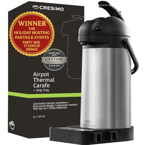 CRESIMO Airpot Coffee Dispenser with Pump