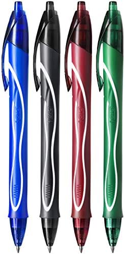 Bic Gel-ocity Quick Dry Gel Ink Pens - Assorted Colours, Pack of 4