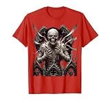 Halloween Mummy Bursting Out of Cocoon T-Shirt, Men, Red, Large