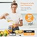 LEBENLANG Exprimidor de naranjas electrico Imagen de LEBENLANG Exprimidor de naranjas electrico