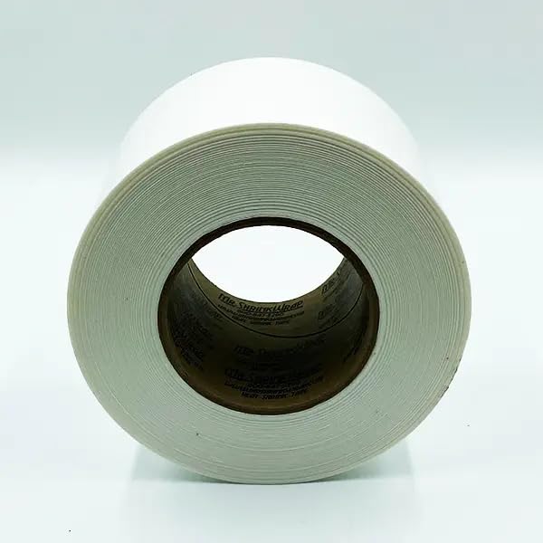 Case of 4" x 180' Shrink Film Tape - 12 Rolls - White - MSW-704W-Case