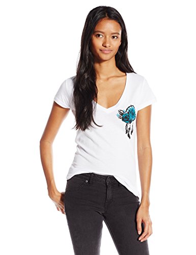 Metal Mulisha Junior's Soar V Neck Graphic Tee
