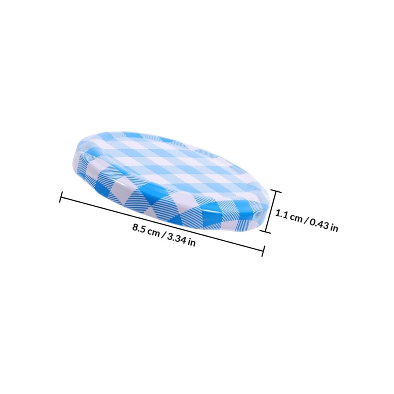 Lot de 50 Couvercles en Fer-blanc Hermétiques pour Bocaux à Conserve de 63mm, Faciles à Nettoyer, pour Usage Polyvalent Cuisine et Maison