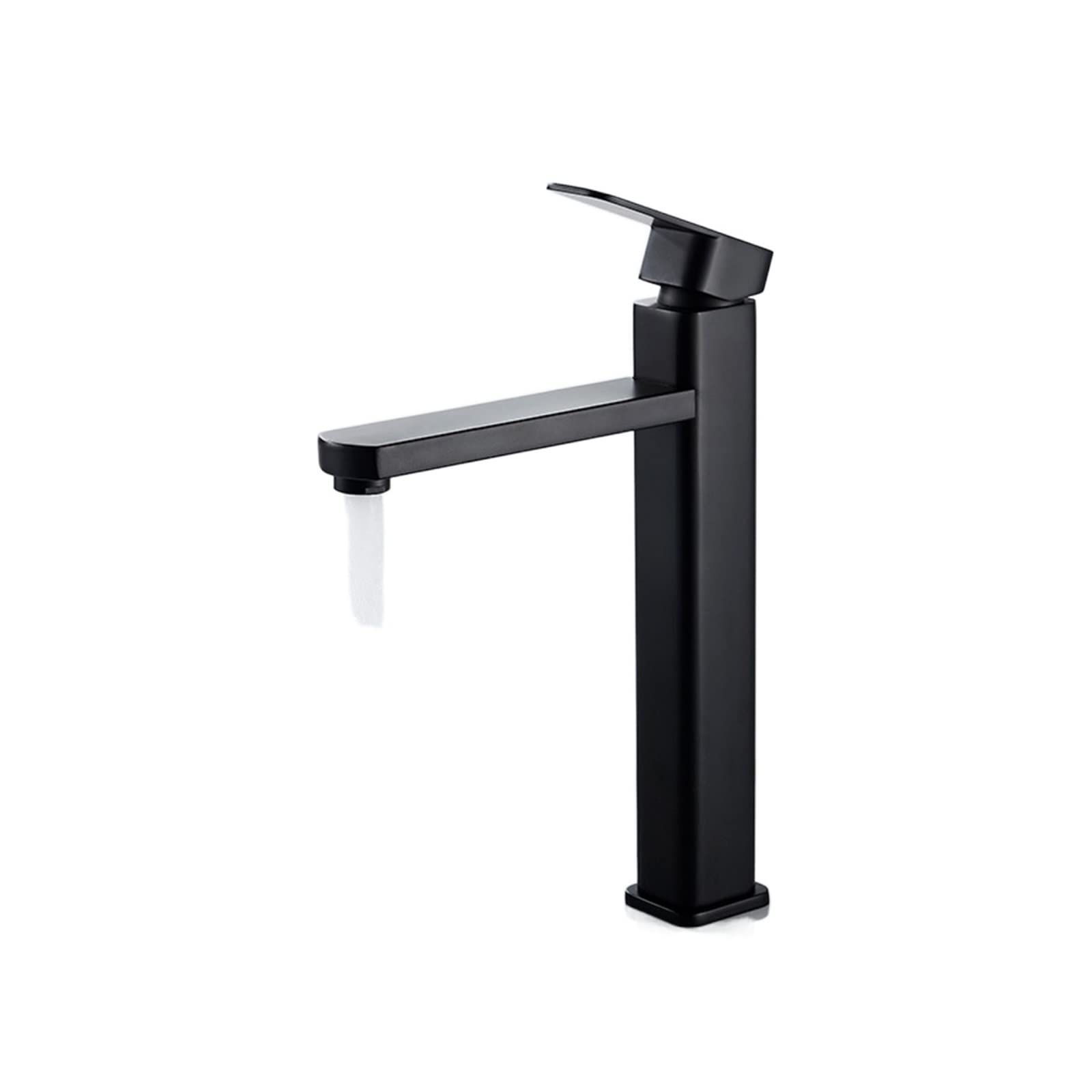 Grifo Lavabo, Grifo del baño de baño mezclador de agua fría y caliente grifo de baño de toque montado en la cubierta(Szary)