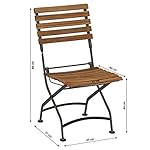 Dehner Klappstuhl Tegernsee Akazienholz & Stahl