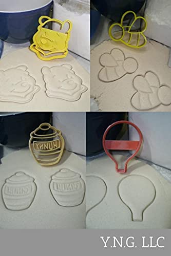 Winnie The Pooh Adventure Theme Balloon Hunny Honey Pot Set Of 4 Cookie Cutters Made In Usa Pr1064 #TOP1