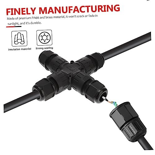 Conector de vías prensaestopas OSALADI y protector de cable exterior 7
