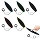WUSJCOF 5 PCS Finger Surfboard, Mini Surfboard, For Car in the Wind, For Kids, Teenagers, Adults, Indoor and Outdoor Practice (5 Colors)