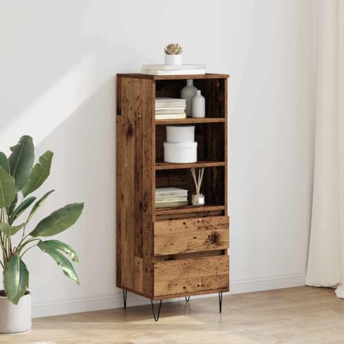 Sophrelle Alacena Madera Vieja 40 x 36 x 110 cm Madera contrachapada Marrón,882741