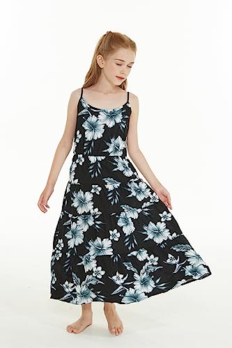 Image of Hawaii Hangover Family Matching Hawaiian Clothes, Midnight Bloom | Family matching Hawaiian outfits, Midnight Bloom, lightweight rayon, machine washable, tropical floral print, luaus, cruises