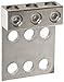 Morris Products 90852 Mechanical Lug, Three Conductors, Two and Four Hole Mount, Aluminum, 250 AWG, 250mcm - 6SOL. Wire Range