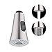 KES Kitchen Sink Faucet Head 2-Function Pull Out Spray Head with Check Value Replacement Part G 1/2 Connections Brushed Nickel, KES-PFS2-2