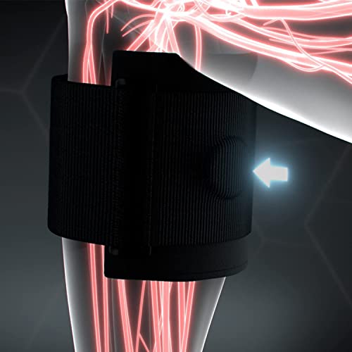 Image of Sciatica Pain Relief Devices Brace - Sciatic Ease Nerve Pain Relief Brace for Men Women, Knee Braces with Pressure Pad Targeted Compression for Sciatic Nerve Pain, Lower Back, Hip (Black)