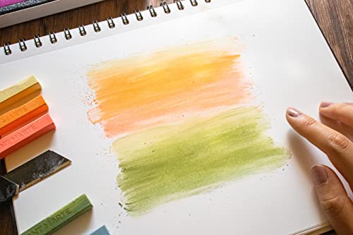 Mont Marte Soft Pastels Signature 72Pc, Set Of 72 Assorted Colored Pastel Sticks, Vibrant And Blendable, Ideal For Art, Craft, Drawing, Sketching #TOP4