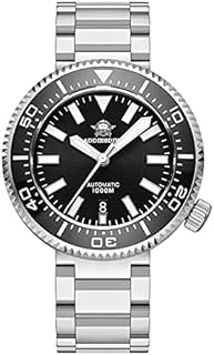 ADDIESDIVE Herren Automatik Automatikuhr 1000m wasserdicht Armbanduhren Mit Saphirglas Edelstahlarmband/taucheruhr Herren