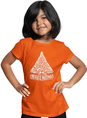 Go All Out Cute Swirly Merry Christmas Modern Tree Holiday Party Mens Women Youth T-Shirt