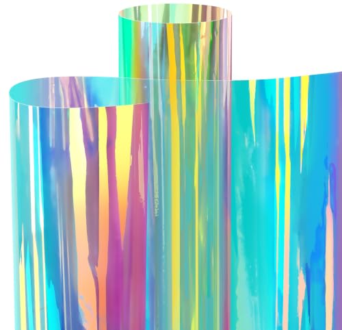 Image of VViViD One-Way Colorful Vinyl Window Tinting Sheets (30 inch x 25ft, Chameleon Mirror Chrome)