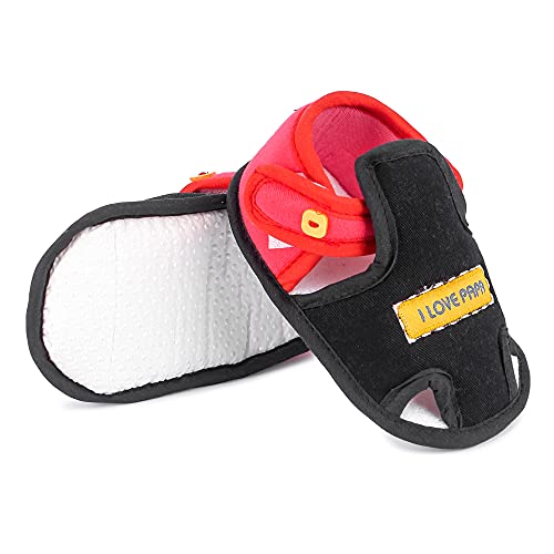 Image of Unisex Baby Cotton Infant First Walking Sandal White