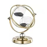 Possibilités de décoration polyvalentes : ce sablier en forme de globe terrestre est plus qu'une simple montre. Il sert de sablier fascinant pour le salon de la maison, de sablier vintage inspirant pour le bureau ou d'objet méditatif pour les espaces de détente.