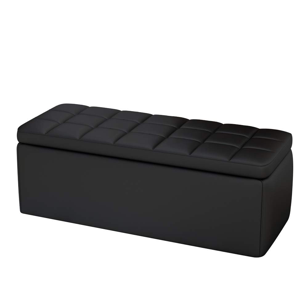 Banc confortable avec rangement pour l'essayage de chaussures