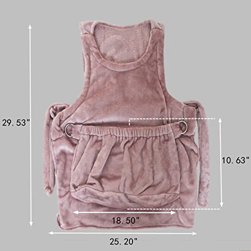 Apott Pet Carrier Apron Cozy Cat Sling Dogs Front Shoulder Carry Kitten Sleeping Bag Hands-Free For Indoor Outdoor Travel Pink #TOP1