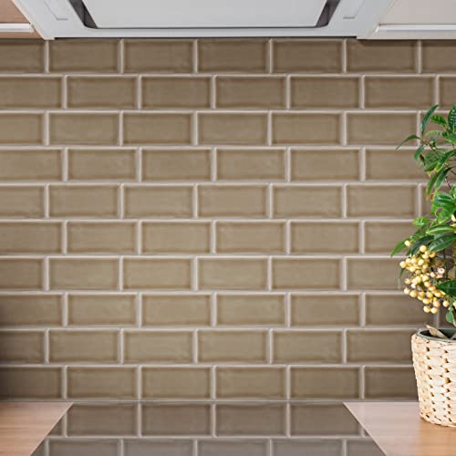 Msi Artisan Taupe 3 In. X 6 In. Handcrafted Glazed Ceramic Wall Tile For Bathroom, Kitchen Backsplash, Accent Wall Tile, And Shower Wall Tile #TOP2