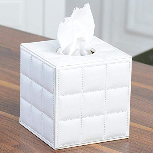 Boîte de mouchoirs en cuir pour masquer le papier essuie-tout