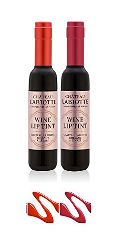 [LABIOTTE] Wine Lip Tint CR01+OR01 (Rose Coral+Chardonnay Orange) 7g 2 pcs Set