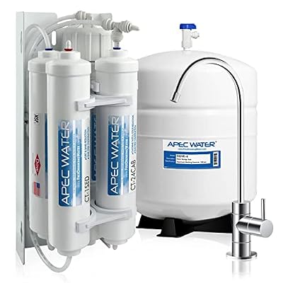 APEC Water Systems RO-QUICK90 Ultimate Supreme Compact Size with Quick Connect Easy Change Filters Undersink Reverse Osmosis System