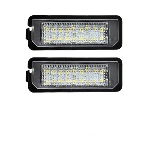 Luces matrícula LED blanca de 12V para Skoda Superb berlina 2008-2020