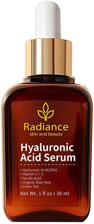 Generic Sérum facial com ácido hialurônico, vitamina C e vitamina E, 30 mL
