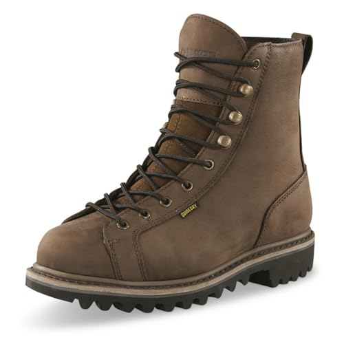 Guide Gear Men's 2.0 Lace-to-Toe 8” Waterproof Hunting Boots; 400-Gram Insulation2