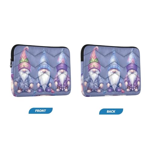 Funda para Laptop 13-14 Pulgadas Diseño Gnomos Morada miniatura 2