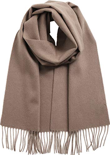 [Filomo] カシミヤ マフラー 100% レディース メンズ (モカ)の商品画像（Amazon）
