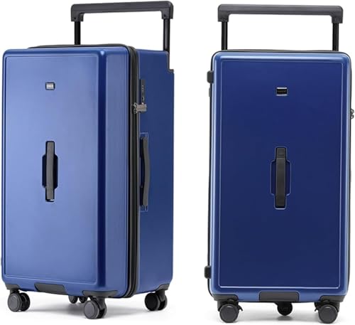 Travel Suitcase High Capacity Luggage Thickened Zipper Wide Trolley Carry On Wide Trolley Wear-resistant Durable(28inch)2