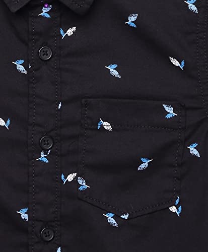 Image of Under Fourteen Only Solid Regular Fit Shirts for Boys