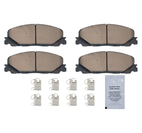 Image of HUSCH D2477 Front Ceramic Brake Pads Kit Fit For Honda Pilot 2023-2025