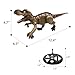 Moskiddo Remote Control Dinosaur Toys for Kids 3-5, 5-7, 8-12, 10-12, Electronic RC T Rex Dino Robot Toy for Boys, Top Christmas & Birthday Gifts for 6 7 8 9 10 11 & 12 Year Old Boys (Mocha Flex Rex)