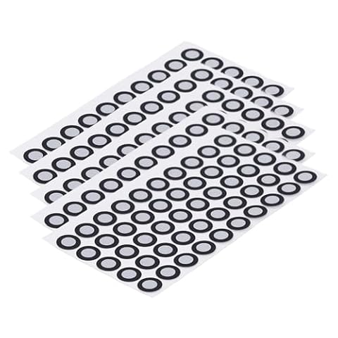 Markery śledzące Skanowanie 3D Kropki, 15 Arkuszy X 50 Sztuk 6,0 Mm Marker Skanujący 3D do Skanera 3D, Naklejki z Odbiciem Rozproszonym, Pozycjonowanie 3D, Naklejka z Znacznikiem