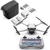 DJI Drohne Mini 3 Pro + Samsung EVO Plus Micro SD Karte 128gb - Drohne DJI mit Kamera 4k - DJI Drone mit Hindernisvermeidung in 3 Richtungen (Smart Control + Fly More Combo Kit, ohne SD Carte 128 GB)